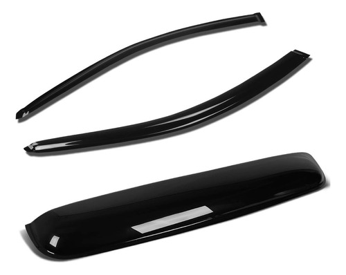 Repuesto Para Honda Civic Em2 2dr Deflector Lluvia + Visera