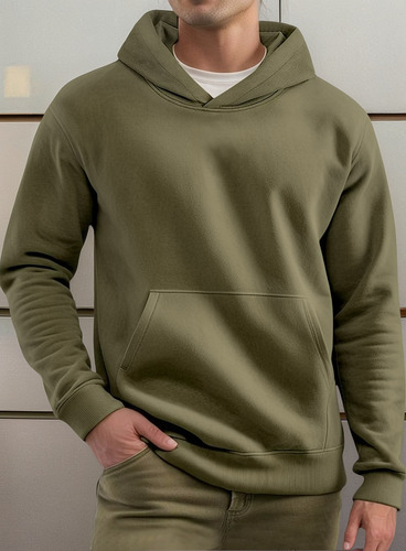 Sudadera Con Capucha Hombre 32 Degrees Capitonada Talla L