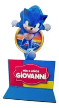 Comprar Souvenirs Sonic X3 Centros De Mesa 27cm Fibrofacil