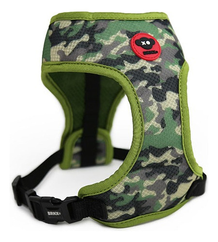 Brnx Arnes Respirable Perro Diseño Camuflaje, Talla Medium