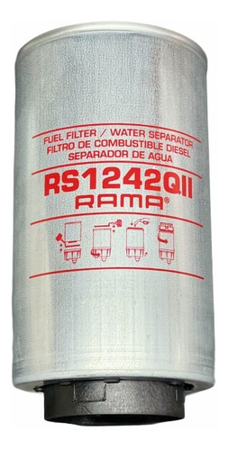 Rs1242qii Filtro De Combustible Separador De Agua Rama