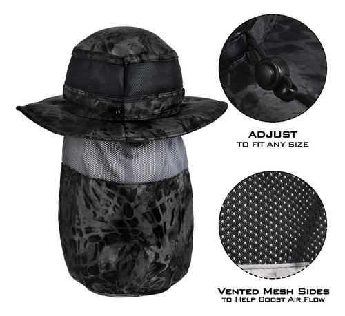 Kastking Sombrero Boonie Upf 50 Con Solapa De Cuello Extraíb