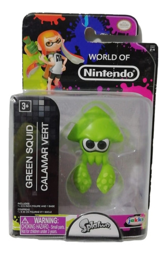World Of Nintendo Calamar Verde O Green Squid