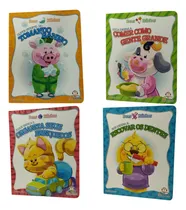 Comprar Livros Bons Hábitos - Coleção Com 4 Livros: Bob Escova Os Dentes, Flock Organiza Seus Brinquedos, Leca Come Como Gente Grande E Oliver Toma Banho - Blu Editora - Livros Infantis - Livros Educativos
