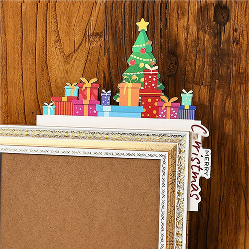 Calcetín Navideño For Decoración De Marco De Puerta, Diseño