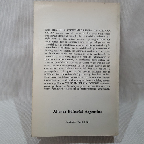 Imagen 3 de 8 de Historia Contemporanea America Latina Halperin Donghi Alianz