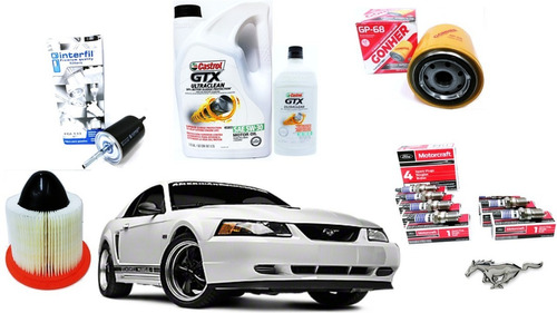 Kit De Afinación Ford Mustang V6 3.8l 2000 Castrol Gtx 5w30