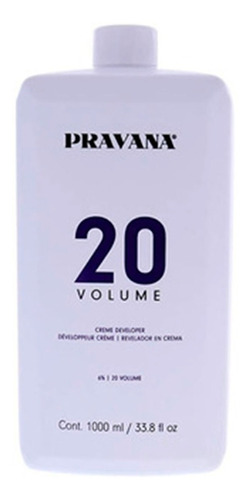 Peroxido Zero,10,20,30,40 Pravana 1litro Tono 20 vol