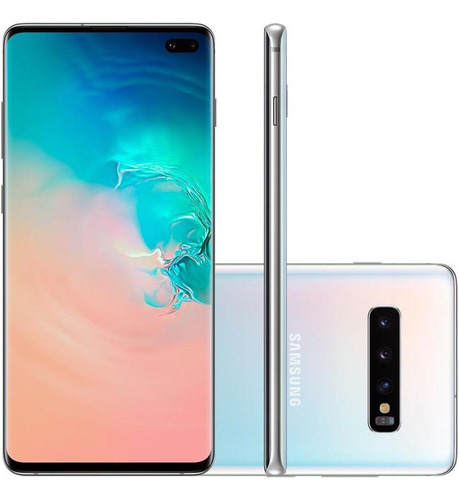 Smartphone Samsung Galaxy S10 Plus 128gb Branco Sm-g975f