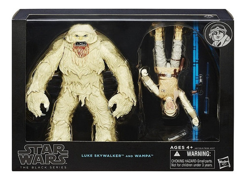 Star Wars Figura Deluxe Luke And Wampa Original  Hasbro