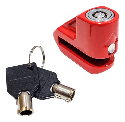 Traba Disco Moto Um Locks 8717 Rojo Acero Perno 5.5 Mm Um