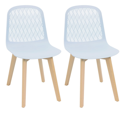 Silla Moderna Sin Brazos Con Patas De Madera Perfecta Para C