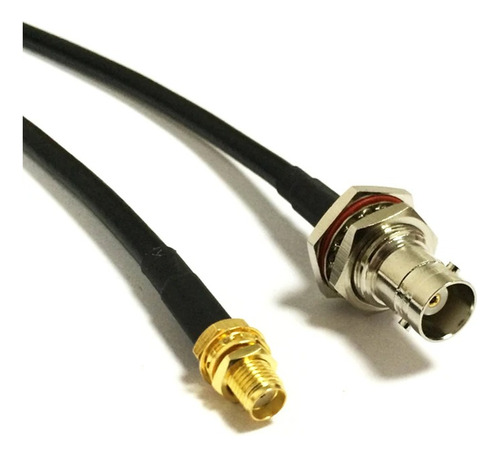 Cable 30cm Conector Bnc Hembra A Sma Hembra Wifi Antena 