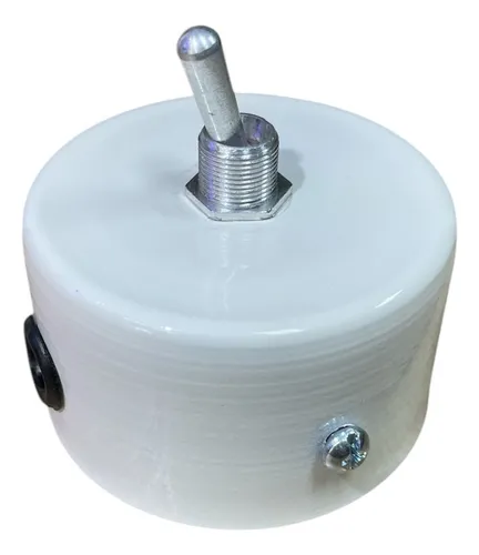Interruptor Vintage Antiguo Switch De Sobreponer Blanco