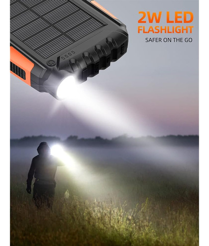 Power-bank-solar-charger - 42800mah Power Bank, Cargador Por
