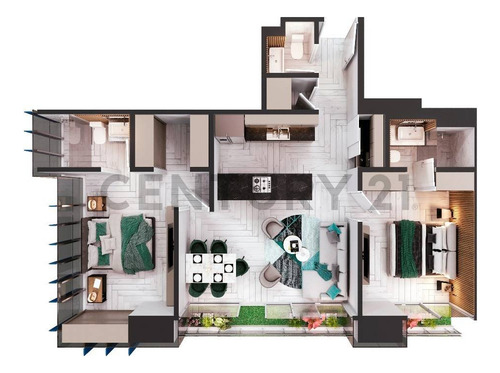 Venta De Apartamento De Lujo En Torre Sky Park, Las Mercedes