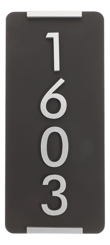 Placa Acrílica Con Número De Número De Domicilio