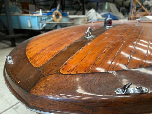 Lancha Madera Camilo Garcia Motor Falcon Fase 2 Linea De Eje