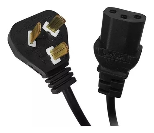Cable Interlock; 220v;3 Pataspc; Equipos Musicales..1.50 Mts