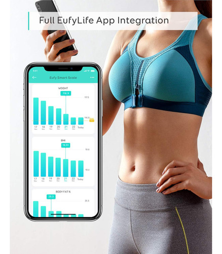 Báscula Inteligente C1 Eufy By Anker 2024 Con Bluetooth Weig