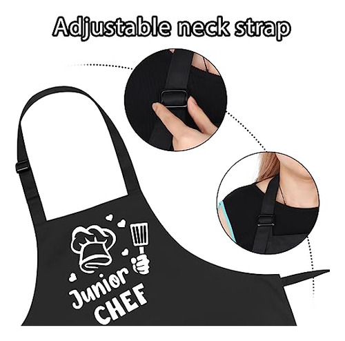 Conjunto De Delantal Y Gorro De Chef Para Niños Auidy_6txd,