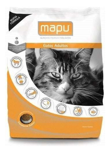 Alimento Mapu para gato adulto en bolsa de 10 kg