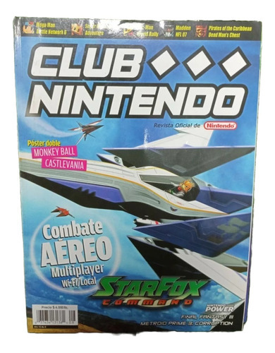 Revista Club Nintendo Star Fox Comand Oficial De Nintendo