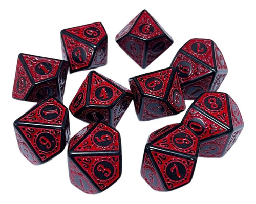 3 Juego De Dados Poliédricos De 2-6 Paquetes De 10x, 16 Mm