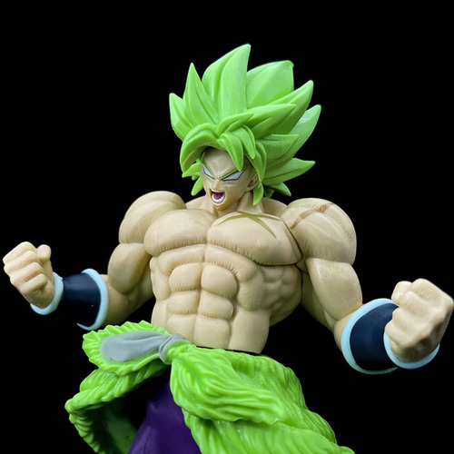 Figura Dragon Ball Super Broly Verde Super Saiyan 23 Cm