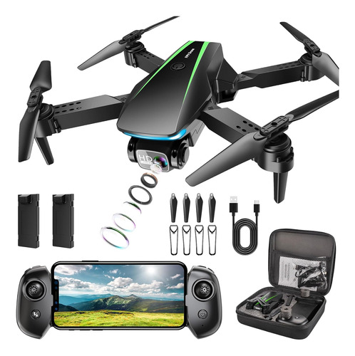 Drone Mini Con Cámara - Drone Plegable Hd 1080p Con Hover Es