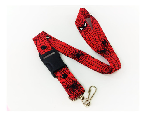 Spiderman Lanyard Cordón Portagafete Correa Cinta Llaves