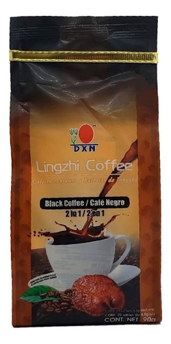 Café Negro Ligzhi Coffee 2 En 1 Dxn Con Ganoderma Lucidum
