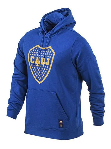 Buzo adidas Boca Adn Hoody Capucha Gl7539 Del Viso Deportes