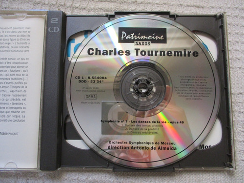 Imagen 4 de 5 de Charles Tournemire . Symphonie Nº 7 Les Danses De La Vie