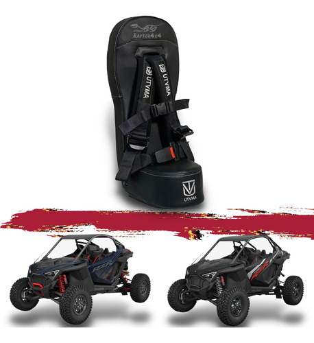 Asiento Niño Polaris Rzr Pro R Y Turbo R 2020+ 2 Plazas