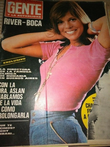 Revista Gente 15 11 1973 N434 Gath  Beto Alonso Boca River 