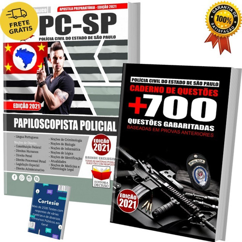 Apostila Polícia Civil Pc Sp - Papiloscopista Policial