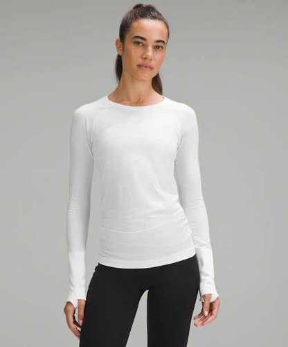 Blusa Deportiva Swiftly Lululemon Manga Larga