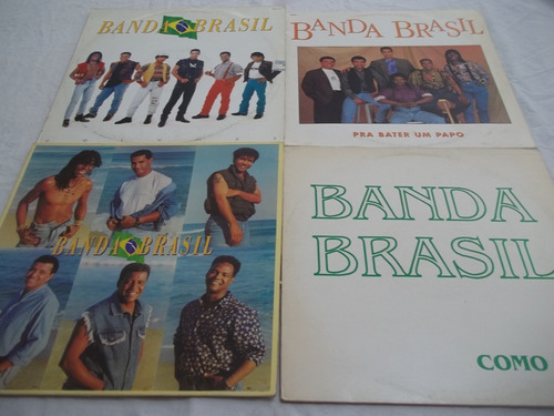 Vinil Lp - Banda Brasil Pra Bater Um Papo Como Com 4 Discos