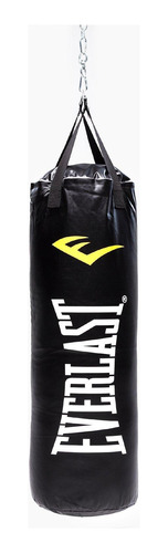 Saco De Boxeo Everlast Nevatear Negro / Blanco 100 Cm.