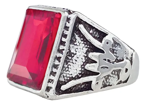Anillo Rojo Hombre MercadoLibre