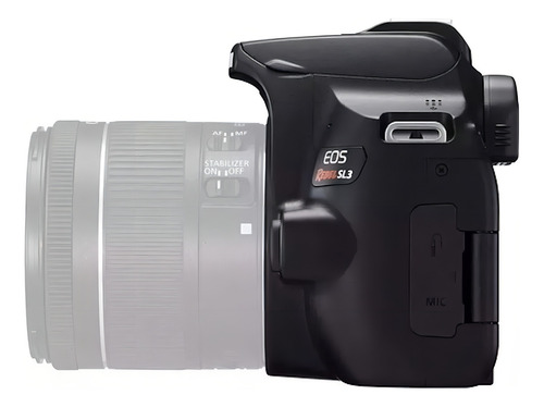Canon EOS Rebel SL3 DSLR cor preto
