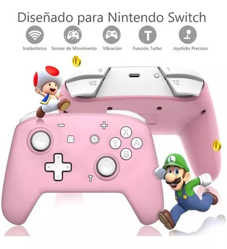 Comprar Mando Inalámbrico Nintendo Switch Pro Rosa - Perrito