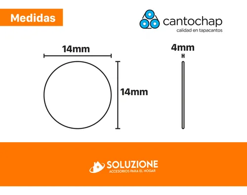 Tapa Tornillos Adhesivos Melaminico Teca Limo X 200 Unid