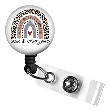 Insignia Retráctil Xiaozhigu Para Enfermera De Parto Y