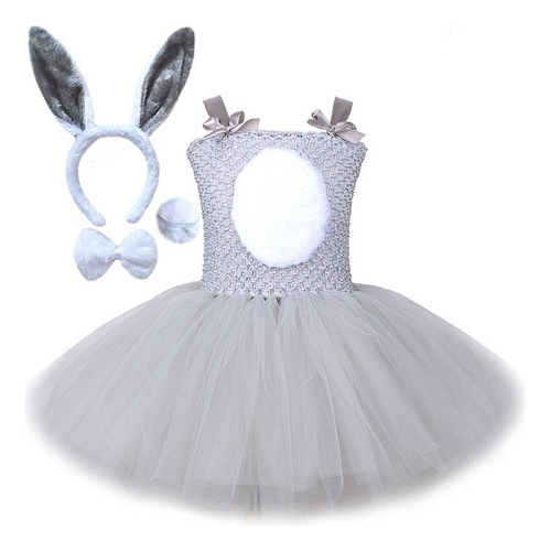 Disfraz De Conejo De Pascua Para Niñas, Vestido De Conejo Co