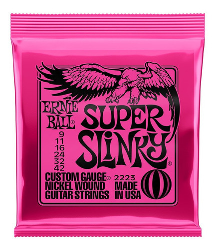 Encordado Ernie Ball 0.9 7 Cuerdas Super Slinky