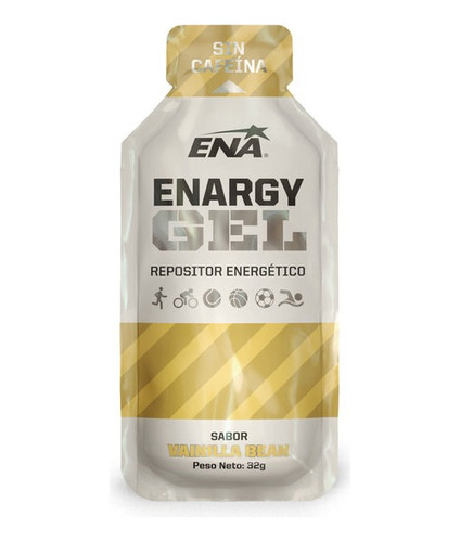 Enargy Gel Con Cafeina Caja X12 Unidades 32grs C/u Ena Sport