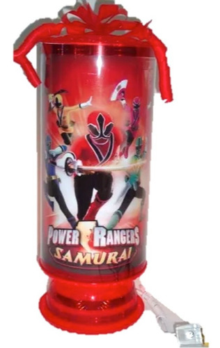 Power Rangers Ninja Stell 12centros De Mesa Lamparas 38cm Pe
