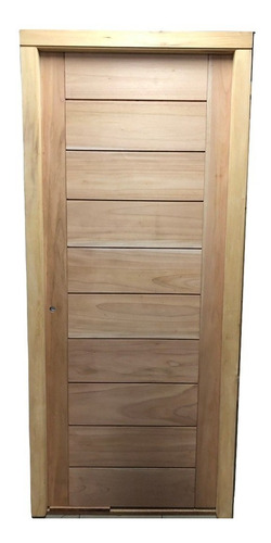 Imagen 1 de 4 de Puerta De Madera Maciza Ciega Machimbrada 2 80x200